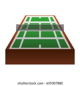 Tennis court field