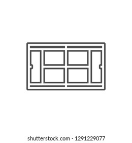 tennis court icon. Element of cyber security for mobile concept and web apps icon. Thin line icon for website design and development, app development