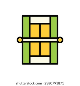 Tennis Court Icon Vector Illustration