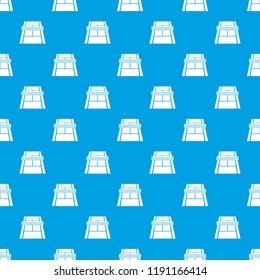 Tennis court pattern vector seamless blue repeat for any use