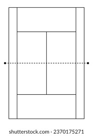 Tennis Court for Tactic Presentation