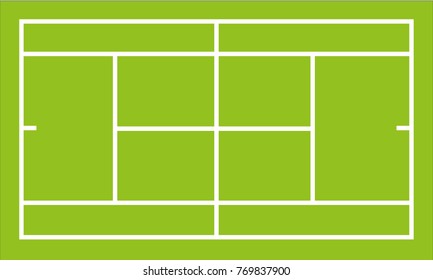 Similar Images Stock Photos Vectors Of Tennis Court Top View The Exact Proportions Vector Illustration Shutterstock