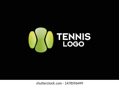 Tennis Creative logo concept Design