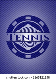 Tennis with denim texture