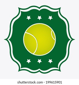 Tennis design over white background, vector illustration