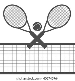 Tennis  design over white background vector illustration eps 10