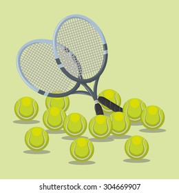 Tennis digital design, vector illustration 10 eps graphic