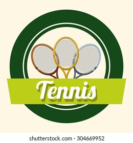 Tennis digital design, vector illustration 10 eps graphic