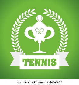 Tennis digital design, vector illustration 10 eps graphic