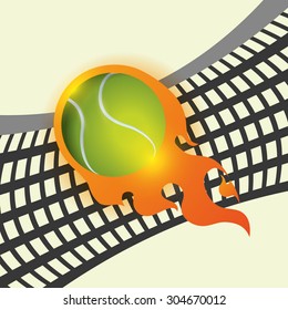Tennis digital design, vector illustration 10 eps graphic