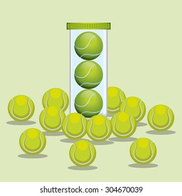 Tennis digital design, vector illustration 10 eps graphic