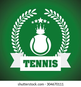 Tennis digital design, vector illustration 10 eps graphic