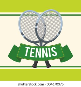 Tennis digital design, vector illustration 10 eps graphic
