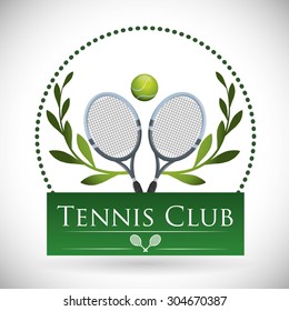 Tennis digital design, vector illustration 10 eps graphic