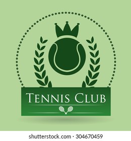 Tennis digital design, vector illustration 10 eps graphic