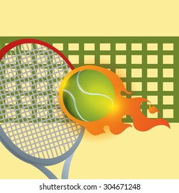 Tennis digital design, vector illustration 10 eps graphic