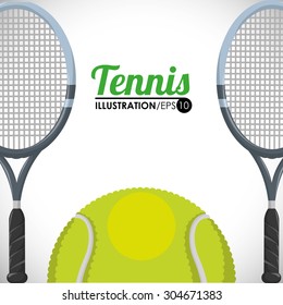 Tennis digital design, vector illustration 10 eps graphic