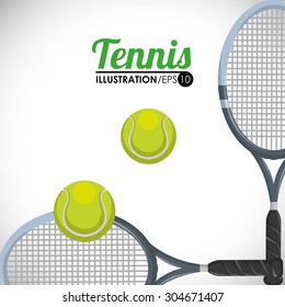 Tennis digital design, vector illustration 10 eps graphic