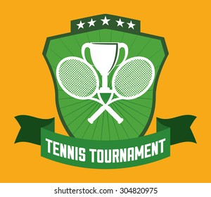 Tennis digital design, vector illustration 10 eps graphic