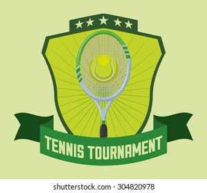 Tennis digital design, vector illustration 10 eps graphic