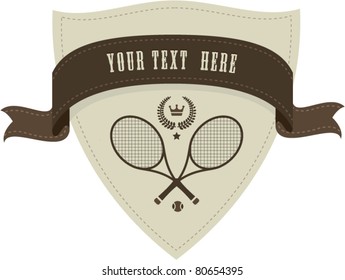 Tennis emblem
