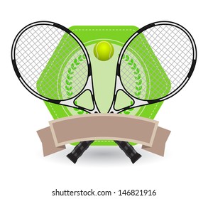 tennis emblem design