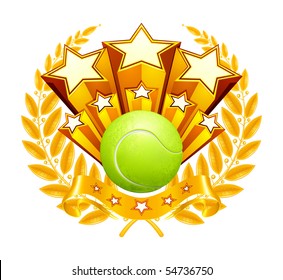 Tennisemblem, Vektorgrafik