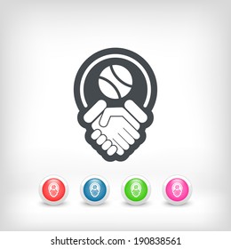 Tennis fairplay icon