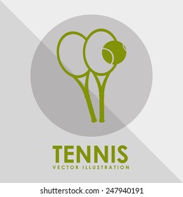 tennis game design, vector illustration eps10 graphic