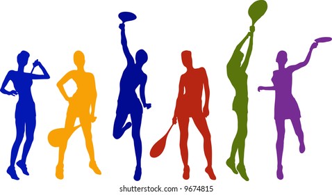 tennis girls