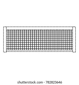 tennis grid rope line sport icon