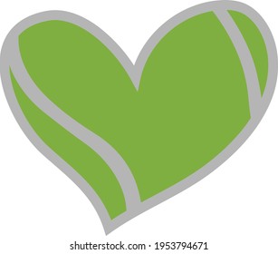 Tennis Heart - Tennis design