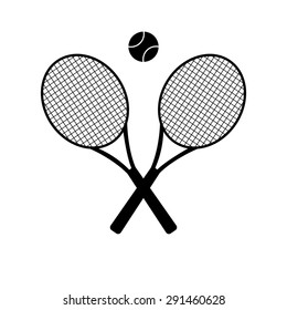 Tennis icon.  - Shutterstock ID 291460628
