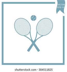 Tennis icon. 