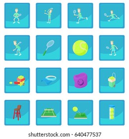 Tennis icon blue app for any design vector illustration