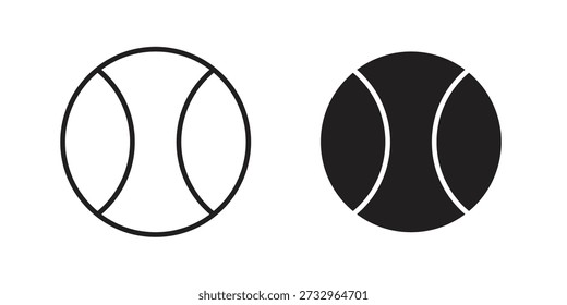 Vektorgrafik des Tennis-Symbolkonzepts. Logo-Symboldesigns