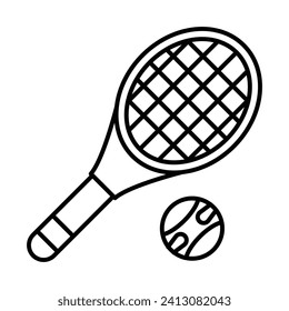 Tennis Icon Design For Personal And Commercial Use.