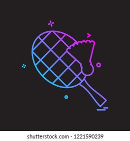 Tennis icon design vector