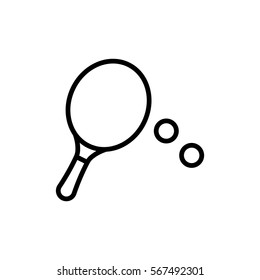  Tennis icon flat.