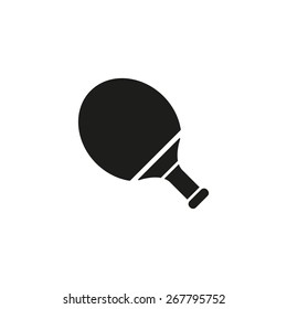Tennis icon. Game symbol. Flat Vector illustration