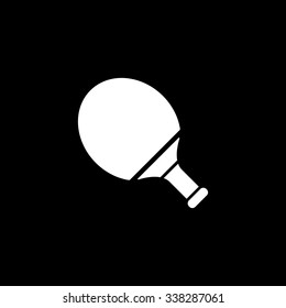 Tennis icon. Game symbol. Flat Vector illustration