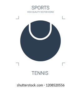 tennis icon. high quality filled tennis icon on white background. from sports collection flat trendy vector tennis symbol. use for web and mobile