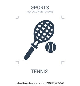 tennis icon. high quality filled tennis icon on white background. from sports collection flat trendy vector tennis symbol. use for web and mobile