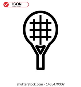 
Tennis icon isolated sign symbol vector illustration - high quality black style vector icons
