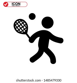 
Tennis icon isolated sign symbol vector illustration - high quality black style vector icons
