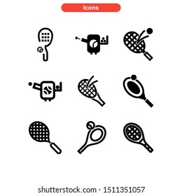tennis icon isolated sign symbol vector illustration - Collection of high quality black style vector icons
