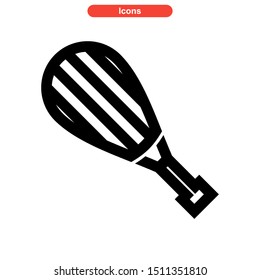 tennis icon isolated sign symbol vector illustration - high quality black style vector icons
