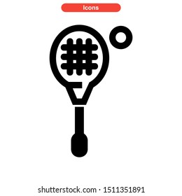 tennis icon isolated sign symbol vector illustration - high quality black style vector icons
