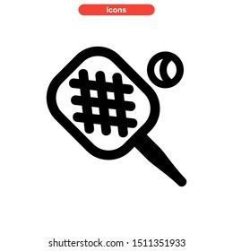 tennis icon isolated sign symbol vector illustration - high quality black style vector icons
