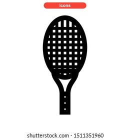 tennis icon isolated sign symbol vector illustration - high quality black style vector icons
